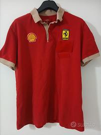 Maglia Polo Vintage Scuderia Ferrari Meccanico F1