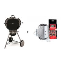 Barbecue a carbone MasterTouch weber con ciminiera