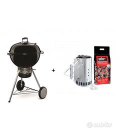 Barbecue a carbone MasterTouch weber con ciminiera