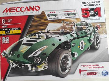 Meccano 5 in 1 Roadster cabriolet