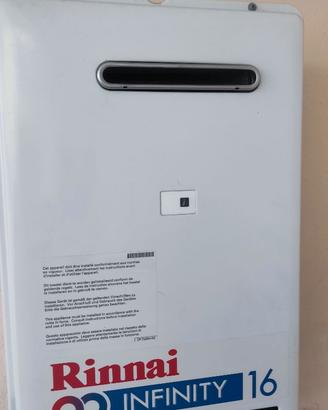 SCALDABAGNO A GAS RINNAI INFINITY 16 DA ESTERNO