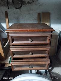 Comodino 3 cassetti