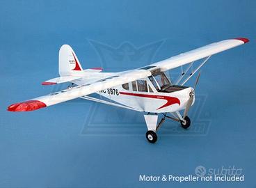AEREOMODELLO RC AERE PIPER CUB J3  1.80MT BALSA