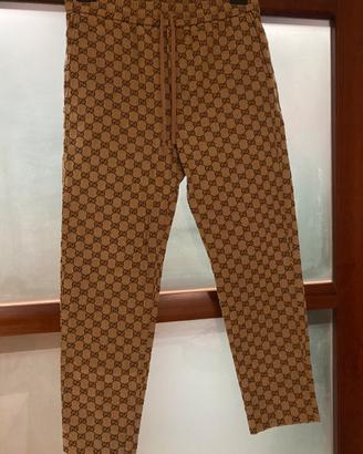 Gucci Pantalone GG monogram uomo M, Made in Italy
