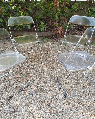 Sedie Plia Piretti Anonima Castelli design anni 60