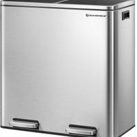 Pattumiera a doppio scomparto 2 x 30 l