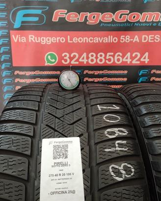 Pneumatici 275/40R20 106V PIRELLI INVERNALI