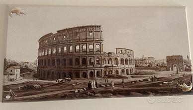 Quadro Colosseo Acca con argento