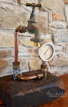 Lampada industriale Vintage steampunk