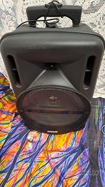 Cassa Ridem HPS B10 con microfono senza fili