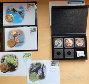 Collezione WWF monete  francobolli