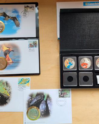 Collezione WWF monete  francobolli