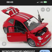 1/24 Abarth 500 Tributo Ferrari + Guscio chiave