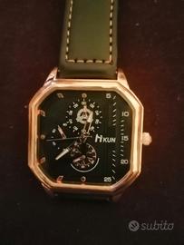 OROLOGIO UOMO DA POLSO QUADRATO