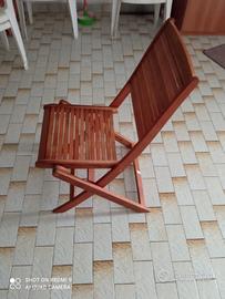 sedie in legno richiudibili 