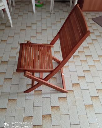 sedie in legno richiudibili 