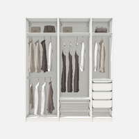 Struttura armadio PAX con ripiani e accessori