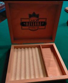 ANTICA SCATOLA IN LEGNO DELLE PENNE TOMBOW 