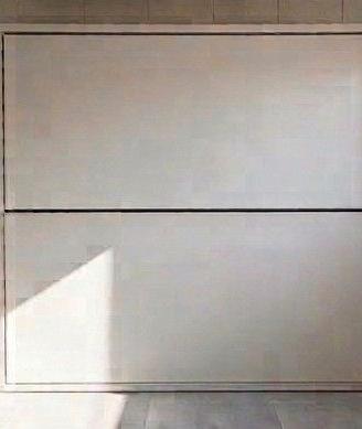 letto a castello a scomparsa CLEI laccato bianco