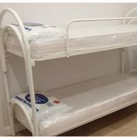 LETTO A CASTELLO CON 2 MATERASSI SINGOLI 