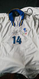 maglia nazionale Italia del Piero Autografata