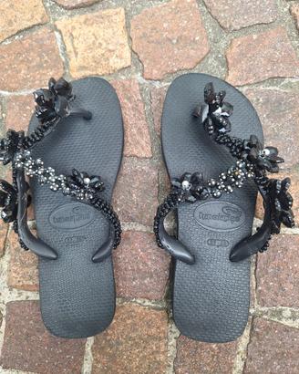 Infradito havaianas nere 37/38