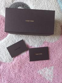 Scatola Tom Ford per occhiali marrone, astuccio
