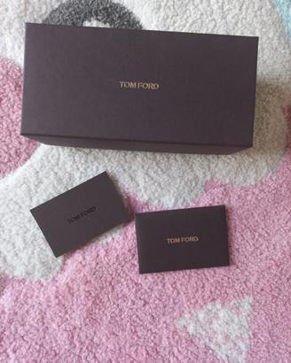 Scatola Tom Ford per occhiali marrone, astuccio