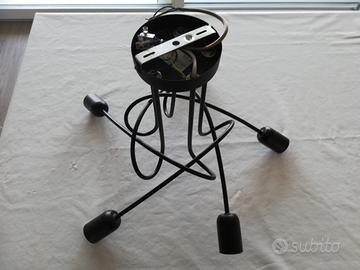 Lampadario 5 luci in metallo