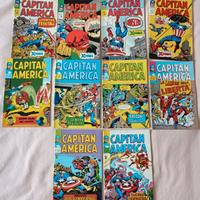 9 fumetti "capitan America"  anni 70