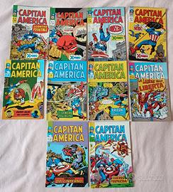 9 fumetti "capitan America"  anni 70