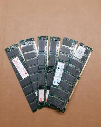 Lotto di 6 SDRAM