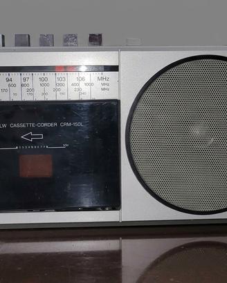 Sony cfm- 150L radio-cassette inizio anni 80
