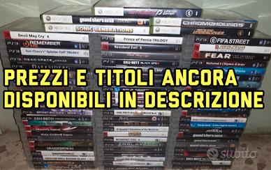 Giochi Originali per Playstation 3 e XBOX 360