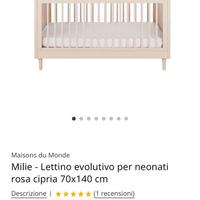 Lettino evolutivo neonati Maison Du Monde 140x70