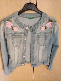 Giubbotto jeans bambina