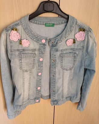 Giubbotto jeans bambina