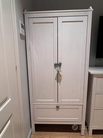 Guardaroba bianco Ikea Sundvik 80x50x171 cm