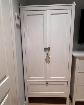 Guardaroba bianco Ikea Sundvik 80x50x171 cm