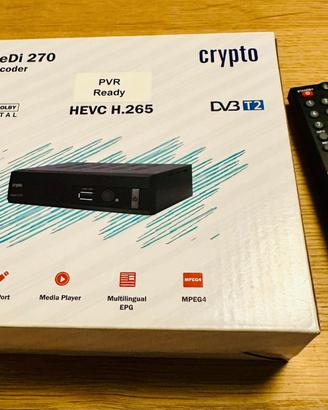 Decoder digitale terrestre HEVC H.265 Full HD
