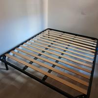 Rete a doghe in legno matrimoniale