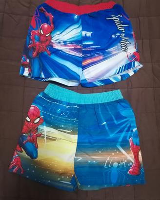 set costumi da bagno Spiderman 8 anni