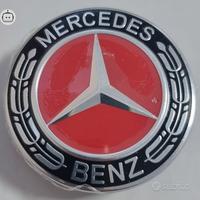 4 coppette mercedes nero lucide rosse cp9