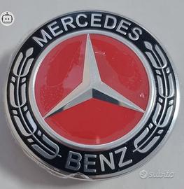 4 coppette mercedes nero lucide rosse cp9