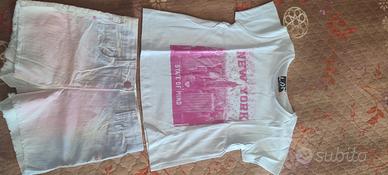 completo pantaloncini e t-shirt bimba
