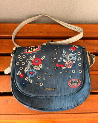 Borsa Desigual Denim Flowers Varsovia