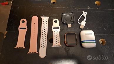 Smart Orologio con Auricolari Bluethooth