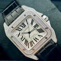 Cartier Santos 100 XL ice ref 2656