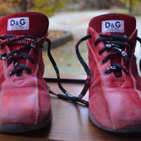 Scarpe Dolce e Gabbana Junior rosse, taglia 37
