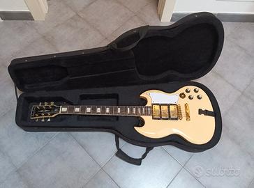 Harley Benton DC-600 VI + custodia semi rigida